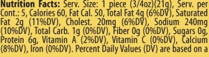 Applewood Nutrition Facts