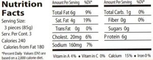 genoa AW nutrition facts
