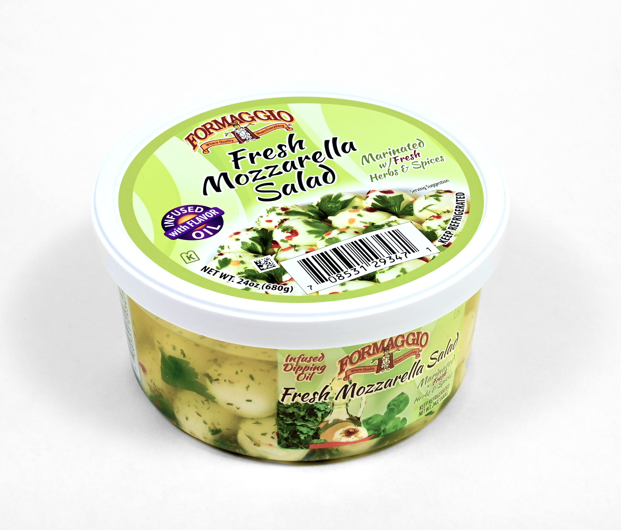 MARINATED FRESH MOZZARELLA SALAD (24oz) - Image 4