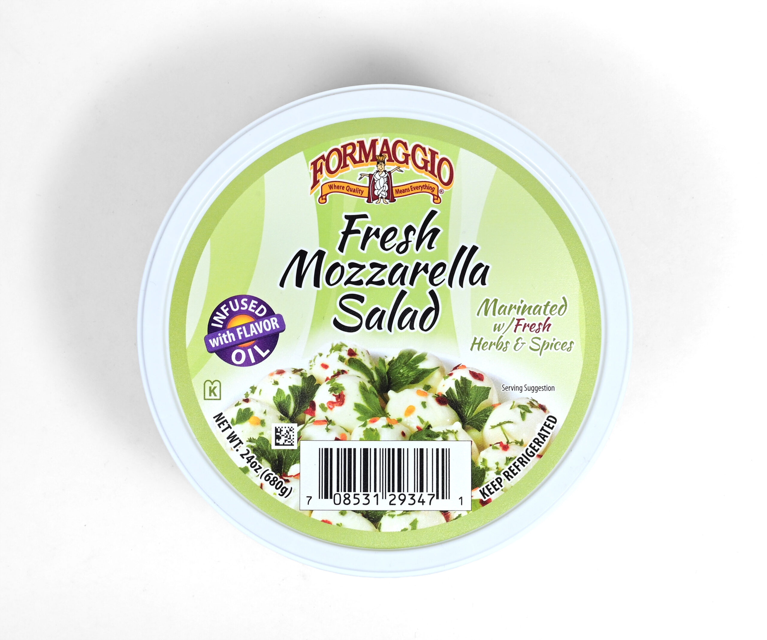MARINATED FRESH MOZZARELLA SALAD (24oz) - Image 3