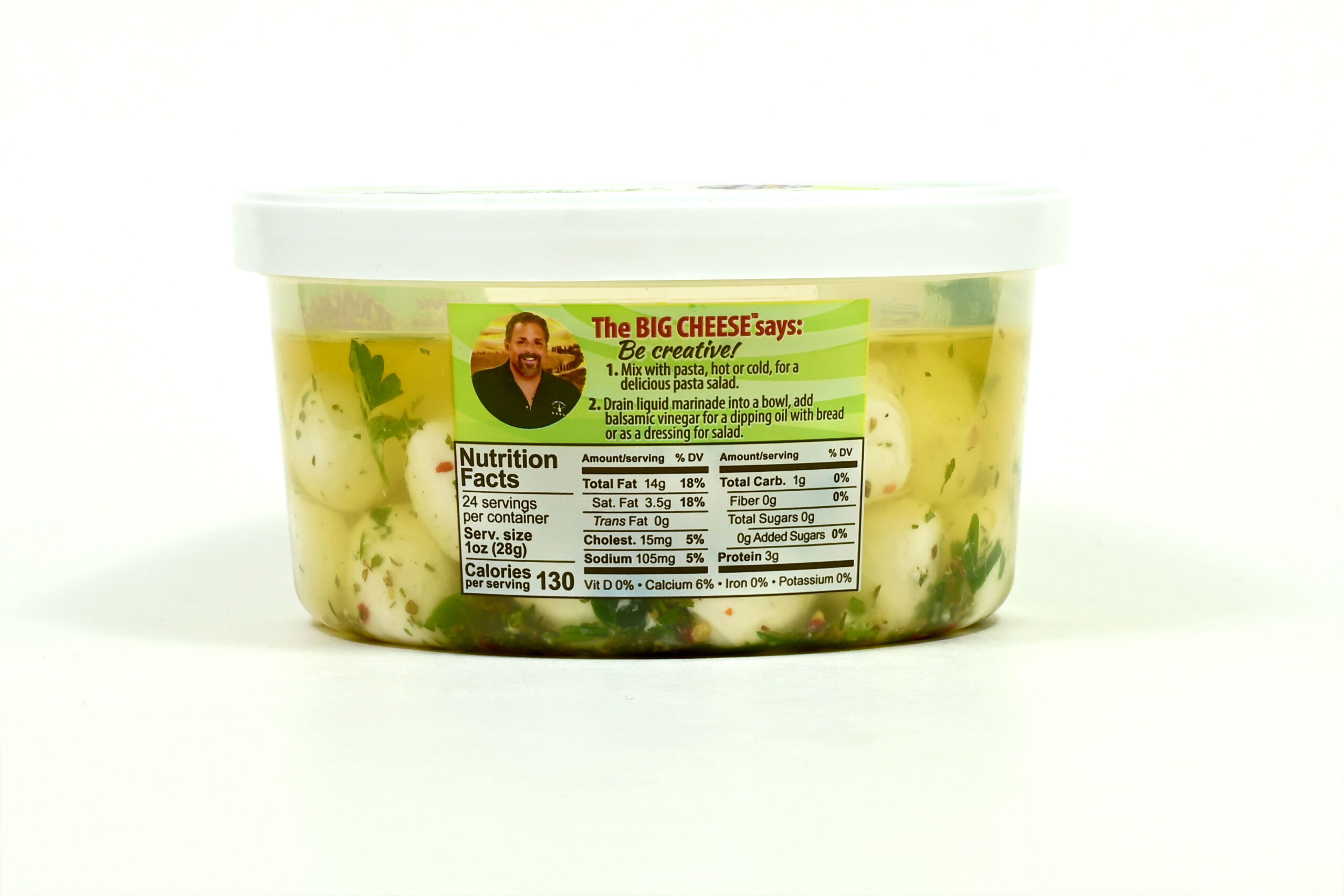 MARINATED FRESH MOZZARELLA SALAD (24oz) - Image 5